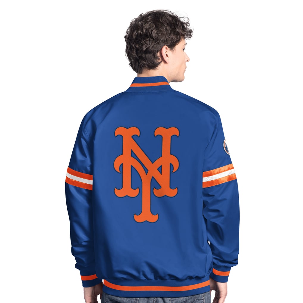  New York Mets Starter Scout Full-Snap Varsity Jacket - Royal